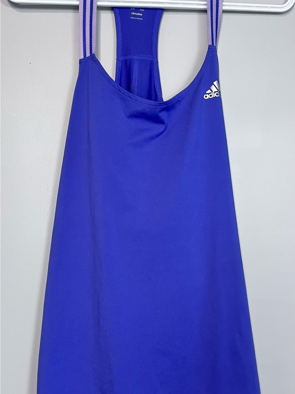 Adidas Climalite Racerback Tank Top Women’s Medium Purple Athletic
